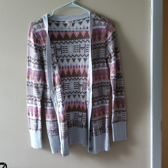 Mossimo Supply Co. Sweaters - Mossimo brand white, brown and peach cardigan